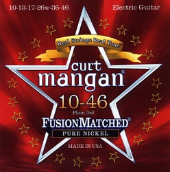 CURT MANGAN 10-46 Pure Nickel Wound Set Струны для электрогитары