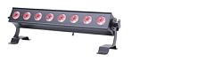 Прожектор светодиодный линейный типа BAR STAGE4 BARTONE 8x10XWAU / 8x10 Вт / RGBWA+UV / 25,4°(47,4°)