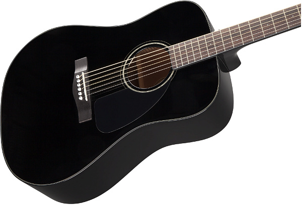 FENDER CD-60 DREAD V3 DS BLK WN акустическая гитара, цвет черный