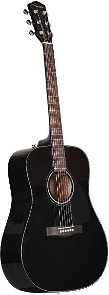 FENDER CD-60 DREAD V3 DS BLK WN акустическая гитара, цвет черный