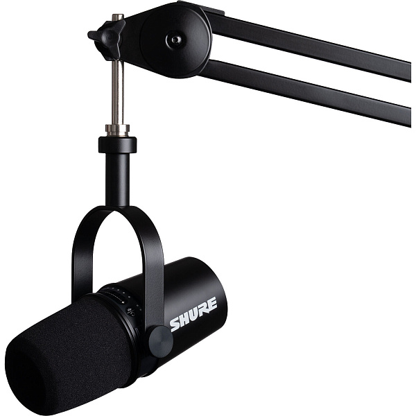 SHURE MOTIV MV7-K - Гибридный широкомембранный USB/XLR микрофон для записи/стримминга речи и вокала,