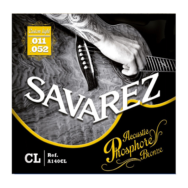 SAVAREZ A140CL 11-52 струны для акустических гитар легкого натяжения