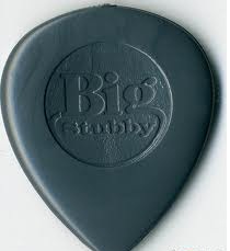 Dunlop 445R1.0 медиатор BIG STUBBY, 1мм, нейлон