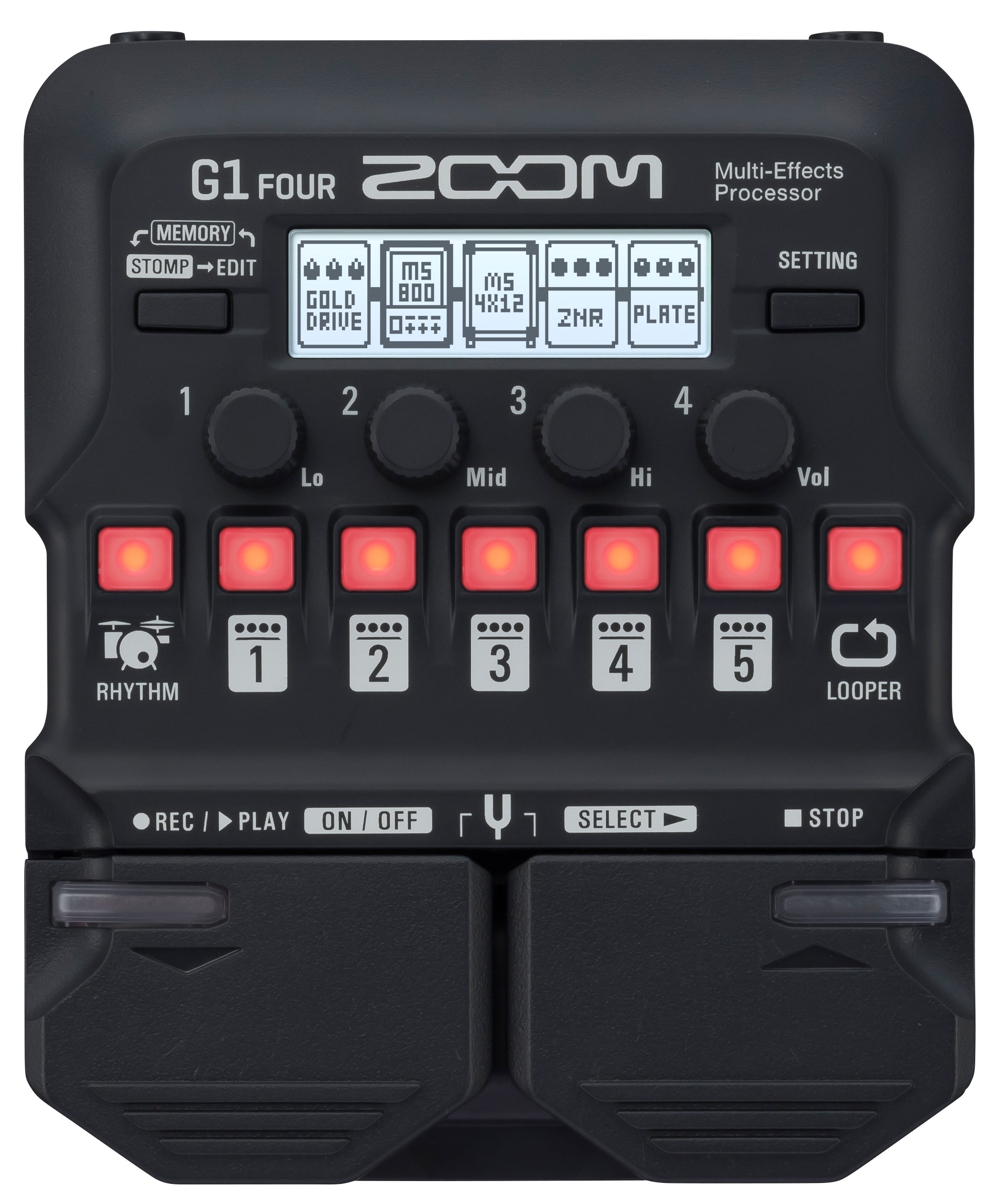 Zoom G1 FOUR - Гитарный процессор мультиэффектов