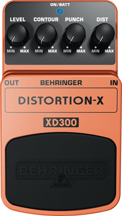 Behringer XD300- Педаль эффектов "Трэш Метал"-дисторшн