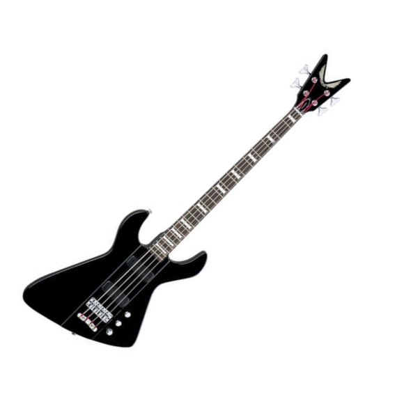 Dean DEMONATOR 4 BKCR Бас-гитара, тип «эксплорер», цвет черный, с кейсом.