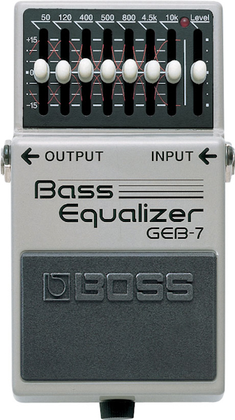 BOSS GEB-7 Equilizer Гитарная педаль-эквалайзер.