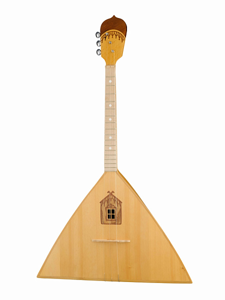 BVH Балалайка прима, 3-струнная, с чехлом, Doff
