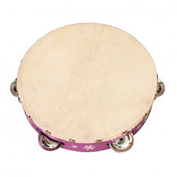 FLIGHT FT 8-5V Тамбурин с 5 джинглами. Размер: 8' (20cм). Состав: дерево, металл.