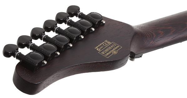 Электрогитара SCHECTER [SUN VALLEY SUPER SHREDDER EXOTIC ZIRICOTE ZIR] электрогитара 6-струнная, корпус: черная лимба с топом из цирикота, гриф: венге, накладка: черное дерево, 24 лада, цвет: Ziricot (ZIR)
