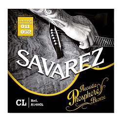 SAVAREZ A140CL 11-52 струны для акустических гитар легкого натяжения