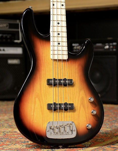G&L Tribute JB-2 3-Tone Sunburst MP Ash/Poplar - Бас-гитара