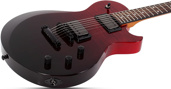 Электрогитара SCHECTER [SOLO-II STANDARD BB] электрогитара 6-струнная, корпус: красное дерево, топ из капа, гриф: печеный клен, накладка: палисандр, 22 лада, цвет BloodBurst (BB)