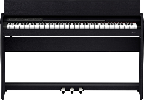Цифровое пианино ROLAND [F701-CB] облегченный корпус,  (88 клавиш, PHA-4 Standard) с движком SuperNATURAL, полифонией 256 голосов, 324 тембрами. Есть Bluetooth, USB, эффект 3D Ambience, встроенная акустическая система (2 х 12 см, 12 Вт). Вес: 36 кг.