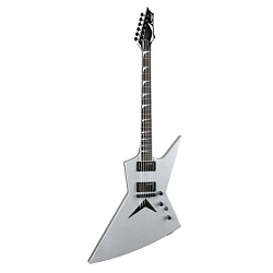 Dean ZERO MSL Электрогитара типа "эксплорер", цвет серебристый металлик, кейс.