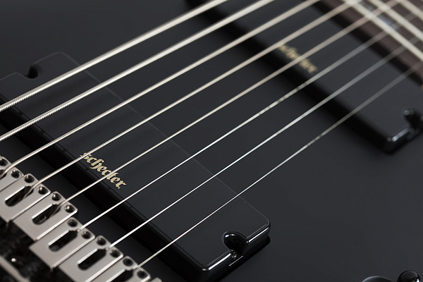 Электрогитара SCHECTER [DEMON-8  ABSN] электрогитара 8-струнная, корпус: липа, гриф: клен, накладка: венге, 24 лада, цвет: Aged Black Satin (ABSN)