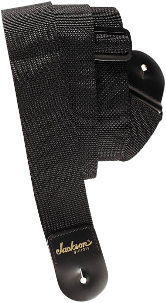JACKSON 2' Poly Guitar Strap, Black Ремень для гитары/бас-гитары