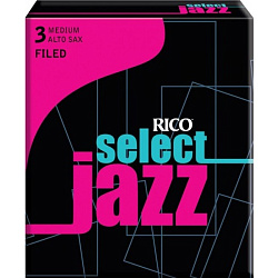 Rico RSF10ASX3M Select Jazz Трость для саксофона альт, размер 3, средние (Medium).