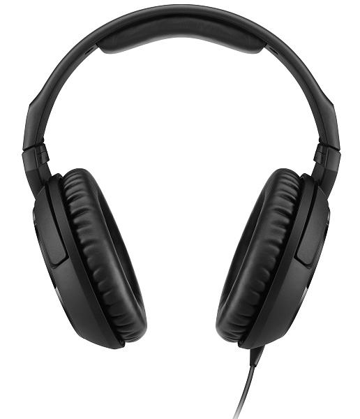Закрытые динамические студийные наушники Sennheiser [HD 200 PRO] Диапазон: 20–20000 Гц, сопротивление: 32 Ом, чувствительность: 108 дБ, вес: 184 г, кабель 2 м (3,5 мм + адаптер 6,3 мм).