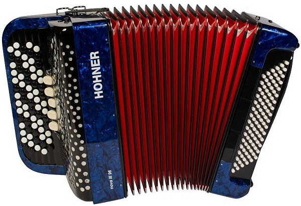 HOHNER Nova III 96 dark blue (C-stepped) - Баян
