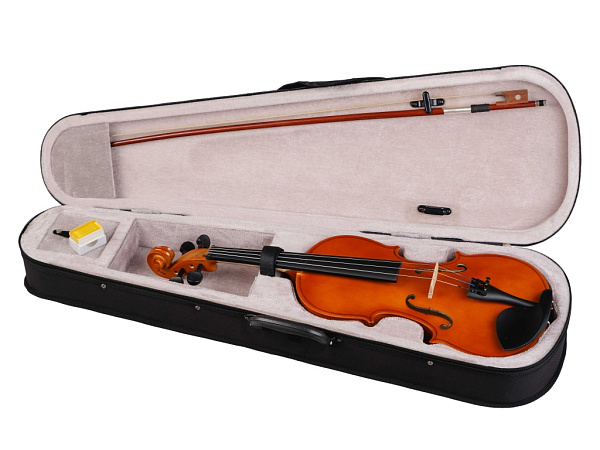 FVP-01A-4/4 Скрипка студенческая 4/4, с футляром и смычком, Foix