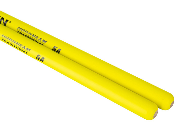 Kaledin Drumsticks 7KLHBYL5A Yellow 5A - Барабанные палочки