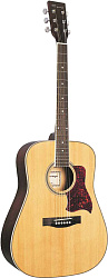 Caraya F640-N Акустическая фолк-гитара 41", дредноут.
