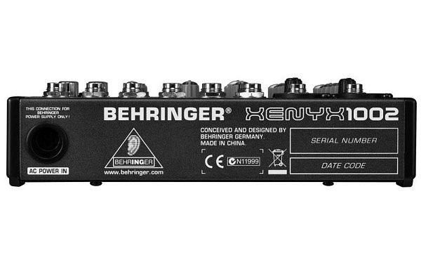 Behringer 1002 - Микшерный пульт, 2 микр.предусил.,8 линейных входа, эквалайзер