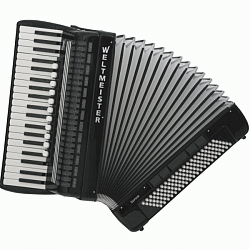 Weltmeister Saphir IR Black 41/120/IV/11/5 Аккордеон с итальянскими голосами.