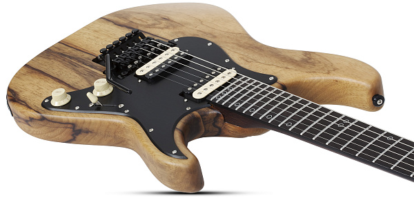Электрогитара SCHECTER [SUN VALLEY SUPER SHREDDER EXOTIC BLACK LIMBA BL] электрогитара 6-струнная, корпус: черная лимба, гриф: венге, накладка: черное дерево, 24 лада, цвет: Black Limba (BL)