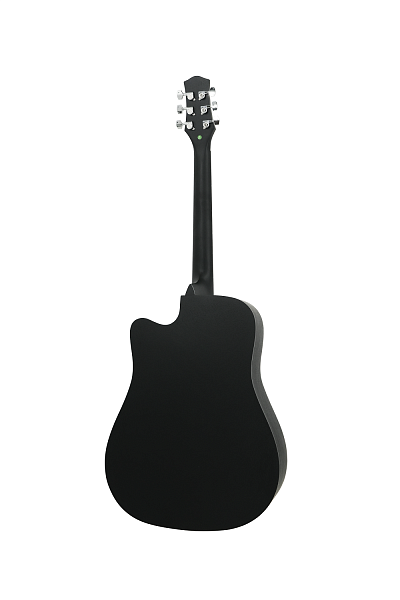 Klever KD-120S BK - Акустическая гитара дредноут, цвет чёрный матовый