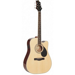 Greg Bennett GD101SCE/N Электроакустическая гитара, цвет натуральный.