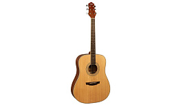 FLIGHT AD-200 NA Акустическая гитара, цвет натуральный, скос под правую руку.