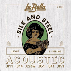 La Bella 710L Light - Струны для акустической гитары