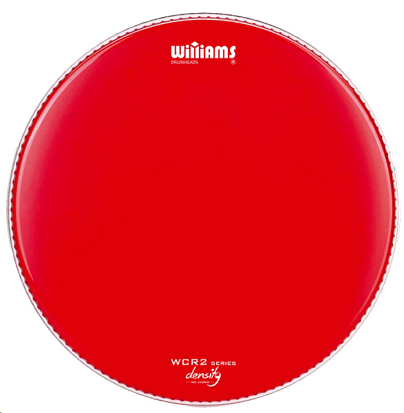 Двуслойный пластик WILLIAMS [WCR2-10MIL-18] FT, 18", с напылением, красный, для напольного тома