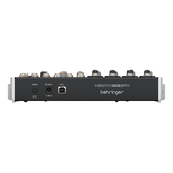 BEHRINGER XENYX 1202SFX - Аналоговый микшер, 12 каналов, 4 микрофонных предусилителя, USB