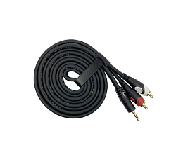 ESHINE ES-1363 - Аудиокабель 3,5 мм миниджек стерео - 2 х RCA тюльпана, 1,8 м