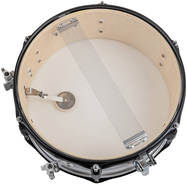 DRUM TALK MDSC-1455WH с корсетом - Барабан маршевый снэйр с держателем