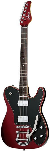 Электрогитара SCHECTER [PT FASTBACK II B M RED] электрогитара 6-струнная, корпус: ольха, гриф: клен, накладка: палисандр, 22 лада, Bigsby, цвет: Metallic Red (MRED)