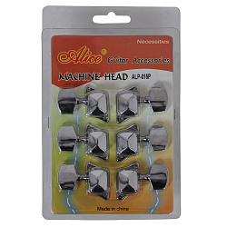 Alice ALP-015P Комплект колковой механики вертикальной установки (для акустической гитары).