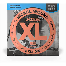 D'ADDARIO EXL110 W (10-46) - Струны для электрогитары