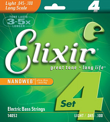 ELIXIR 14052 Струны для бас-гитары 45-100