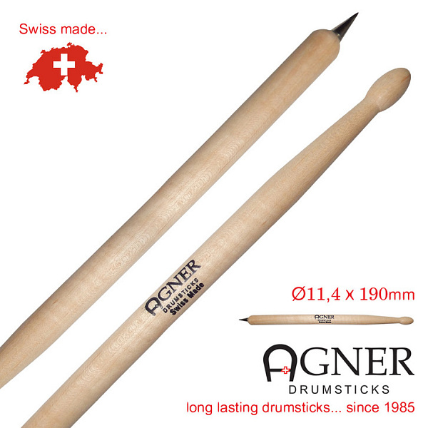AGNER Ballpoint - Деревянная шариковая ручка в форме барабанной палочки.