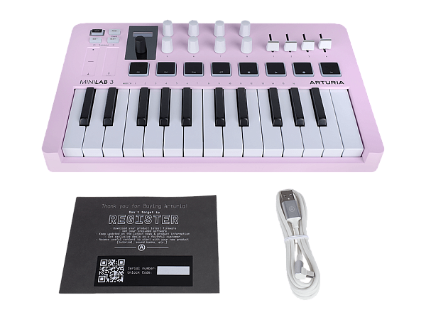 Arturia MiniLab 3 Rose Quartz - MIDI клавиатура