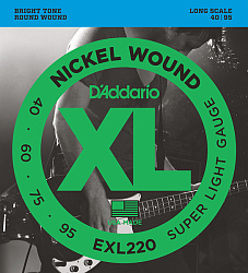 D`Addario EXL220 XL NICKEL WOUND Струны для бас-гитары