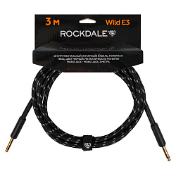 ROCKDALE Wild E3 - Инструментальный кабель, mono jack - mono jack, 3 метра
