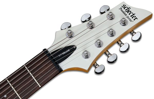 Электрогитара SCHECTER [C-7 DELUXE SWHT] электрогитара 7-струнная, корпус: липа, гриф: клен, накладка: палисандр, 24 лада, цвет: Satin White (SWHT)