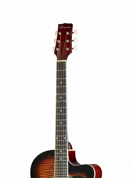 Caraya C901T-BS - Акустическая гитара, с вырезом, санберст
