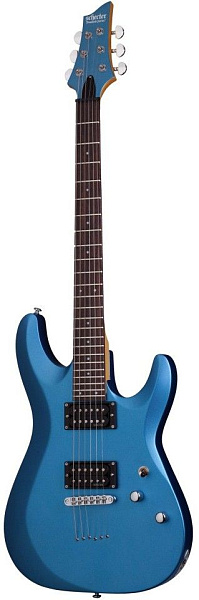 Электрогитара SCHECTER [C-6 DELUXE SMLB]  6-струнная, корпус: липа, гриф: клен, накладка: палисандр, 24 лада, цвет: Satin Metallic Light Blue (SMLB)