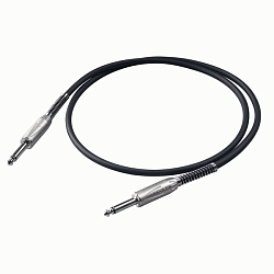 Proel BULK100LU1 - Инструментальный кабель, 6.3mml Jack <->6.3mml Jack , длина - 1 м.